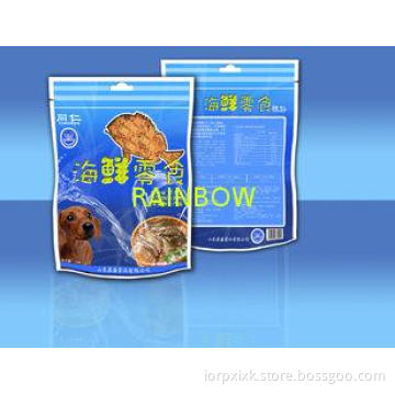 PET / CPP Side - Seal Stand Up Zipper Sea Food Snack Bag Pa